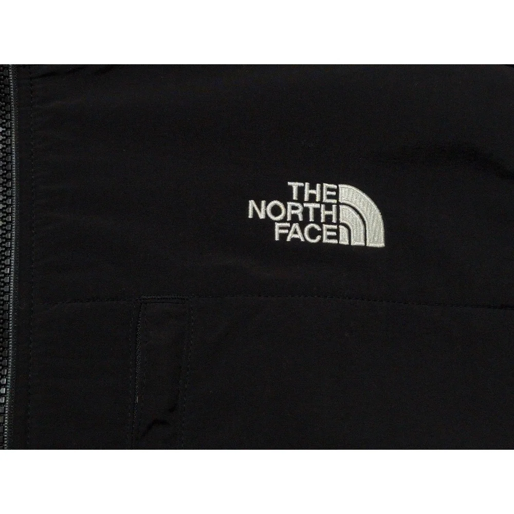 THE NORTH FACE Men's Full Zip Soft Shell Vest Denali Black Medium M